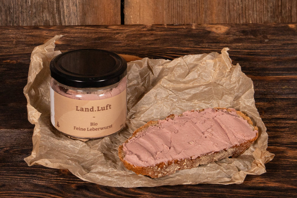 Feine Leberwurst im Glas Bio