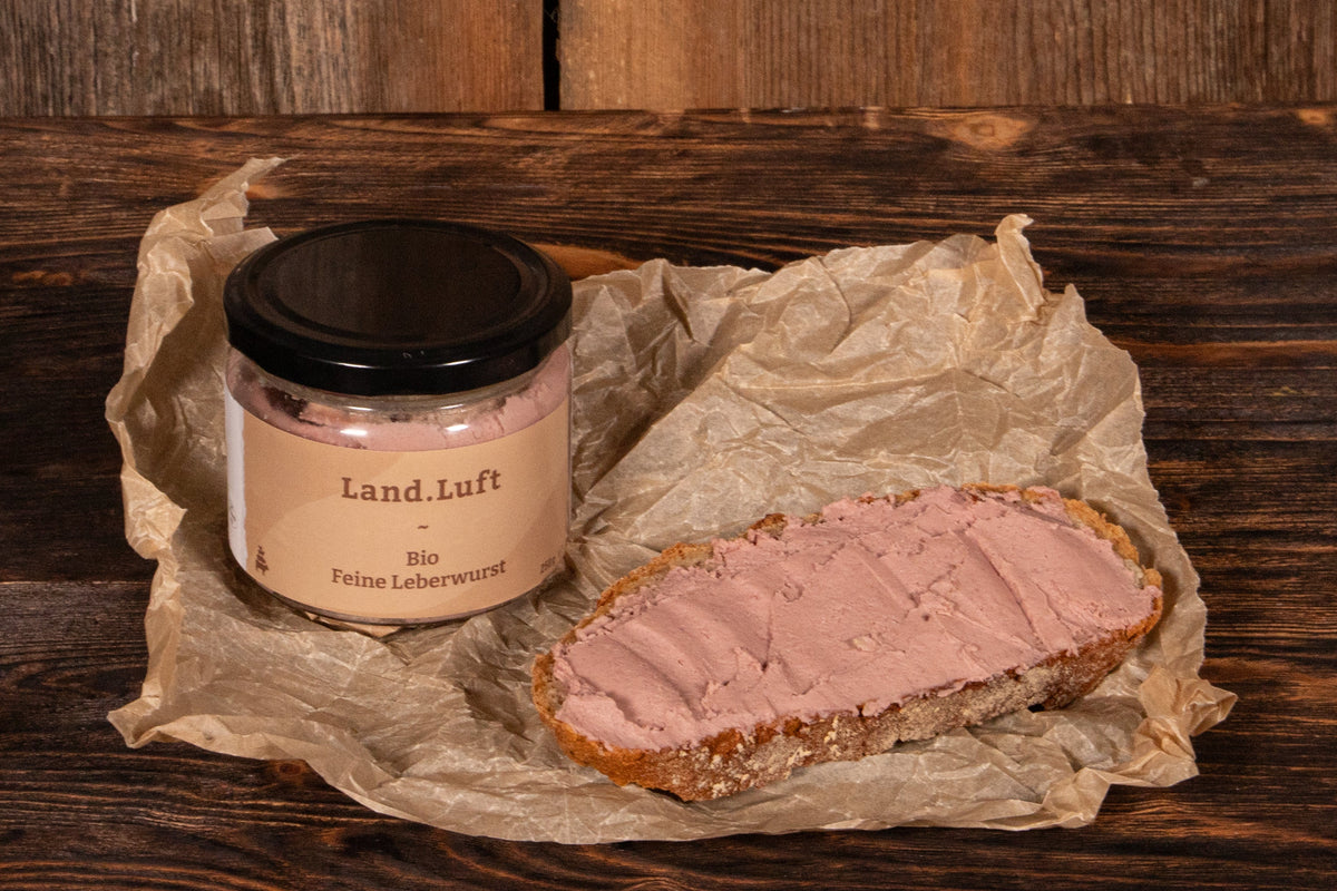 Feine Leberwurst im Glas Bio