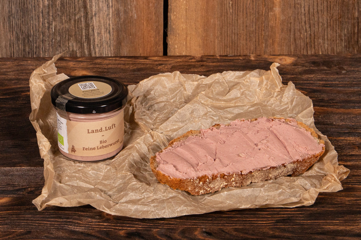 Feine Leberwurst im Glas Bio