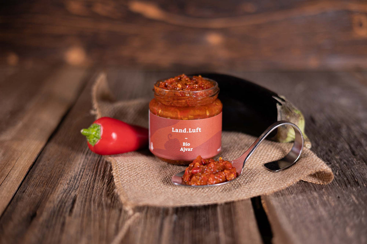 Ajvar - Paprika-Auberginen Paste Bio