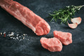 Das Bild zeigt Land.Luft Bio Schweinefilet. Das hochwertige Schweinefleisch eignet sich perfekt für Pfannengerichte, Grillabende oder herzhafte Rezepte. Jetzt online kaufen und direkt nach Hause liefern lassen.